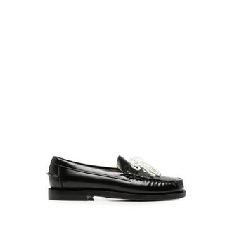 Sebago Schoenen, Dames, Zwart, 38 1/2 EU, Leer, Dan Pearls