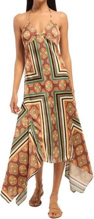 Misa Sheila Dress In Majorelle Scarf