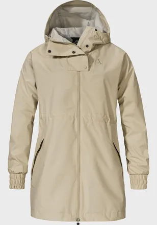 Sch&ouml;ffel Parka SCH&Ouml;FFEL Parka Style Bohorok WMS, Damen, Gr. 34, beige (4705, beige), Oberstoff: 100% Polyester; (Membran: Thermoplastisches Polyurethan); Futte