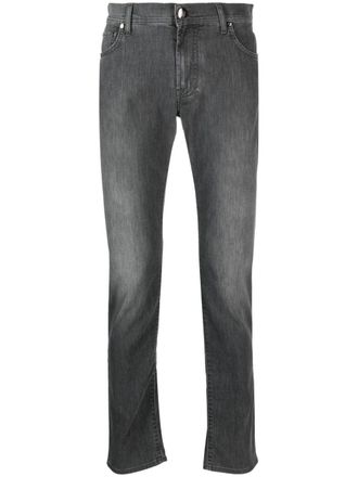 Corneliani Straight jeans - Grijs