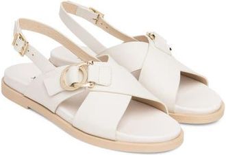 Nero Giardini Slingback Sandal in Cream at Nordstrom, Size 10Us