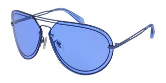 Police SPLA93 STEREO 1 R70B Womens Sunglasses Blue Size 67