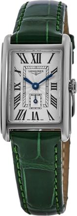 Longines DolceVita Silver Dial Leather Strap Womens Watch L5.255.4.71.A