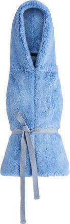 OOF Wear Faux Fur en Nylon Jas - Dames - Wintersjaals - Blauw - ONE Size - Nylon - Accessoires
