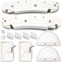 OEM Kit De Limpieza De Piscinas Con Lente Frontal Y Trasera Axv604whp, Tapa Axv434whp, Patines De C&aacute;psula Axv414p, Repuesto Para Limpiador De Piscinas Hay