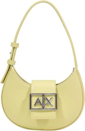 A|X Armani Exchange Shoulder Bags, female, Yellow, Size: ONE SIZE Shoulder Bag