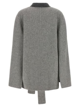 Alberta Ferretti Womens Gray Wool Cardigan Clothing