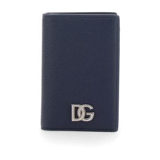 Dolce & Gabbana Heren, Accessoires, Blauw, Maat: ONE Size Leer