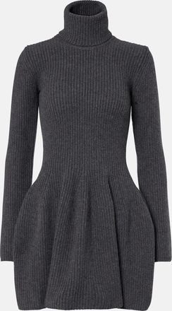 Magda Butrym Ribbed-knit cashmere minidress