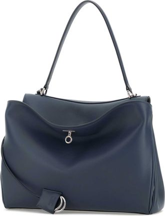 Balenciaga Womens Rodeo Top Handle Bag Navy Domesticated Calf