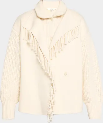 Frame Denim The Fringe Wool Coat