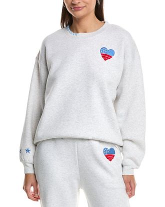 Vintage Havana Usa Embroidered Surfwash Crewneck Sweatshirt