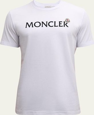 Moncler Mens Logo T-Shirt with Patch
