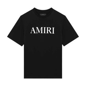 Amiri T-Shirts, male, Black, Size: S Core Logo Tee