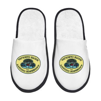 Generic Home Slippers Anderson County Sea Dog Furry Slippers Unisex Casual House Slipper For Women Indoor Mens L