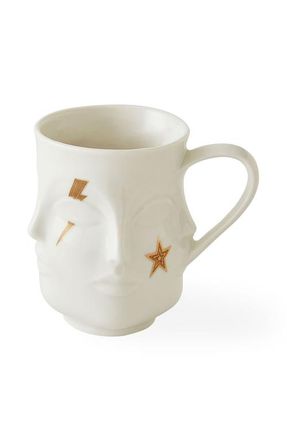 Jonathan Adler Gilded Dora Maar Mug in White /Gold at Nordstrom