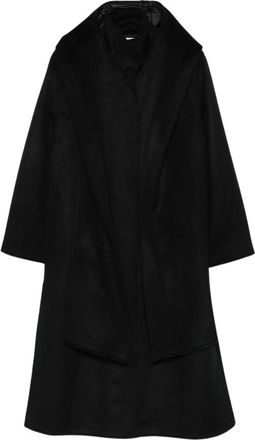 Forte_Forte Dames, Mantels, Zwart, Maat: XS