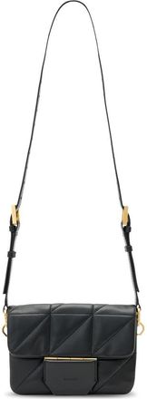 AllSaints Jupiter Quilted Leather Crossbody Bag in Black at Nordstrom