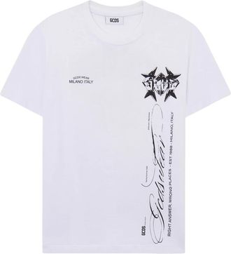 GCDS Gcds, Uomo, Top, Bianco, XL, new