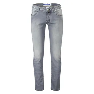 Jacob Cohen Slim-fit Jeans, male, Gray, Size: W33 Pant 5 Pkt Super Slim Fit Nick