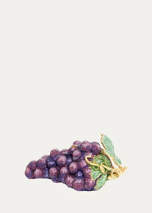 Judith Leiber Crystal Grapes Clutch Bag