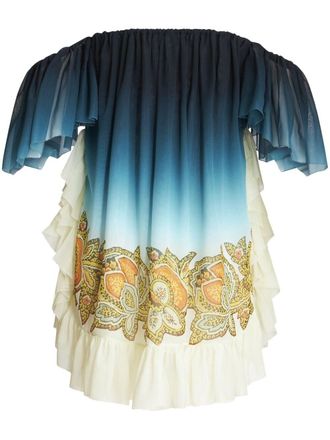 Etro Womens Paisley-Print Silk Dress