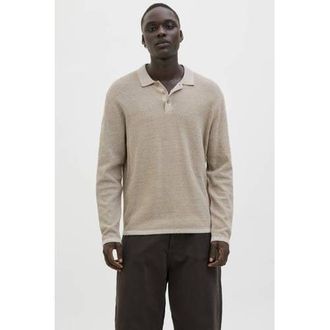 Jack & Jones ESSENTIALS gebreide trui met textuur grijsgroen