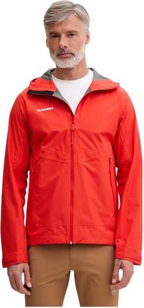 Mammut Alto Light HS Hooded Jacket - Heren - Outdoorjassen - Rood - S - Polyester - Fitness