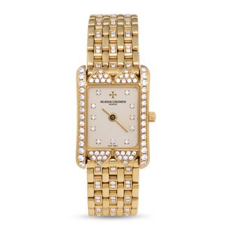 Vacheron Constantin Pre-owned Vacheron Constantin Vintage Quartz Diamond Ladies Watch 54345