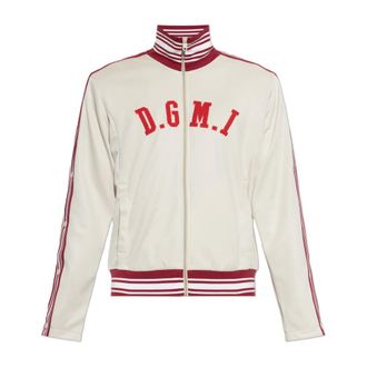 Dolce & Gabbana Sudadera con cremallera y cuello mao - Sweatshirts & Hoodies - Hombre - Blanco - M