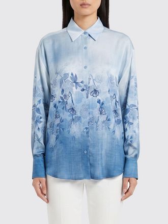 Ermanno Scervino Camicia Ermanno Firenze in raso con stampa floreale