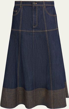 スカート Chloe Delave Cotton Denim Midi Skirt Chloé Blue Cotton Midi Skirt from $791.00 - on Stylight