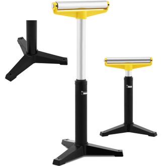 MSW Bike Accessories Alimentatore A Rulli Per Materiale Lungo Fino A 800 Kg, Altezza 600-970 Mm