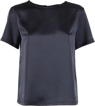 Max Mara Blouses, female, Blue, Size: L Zona Body Top