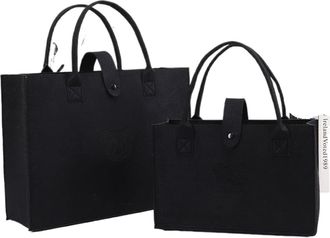 Generic JBJYGSG Felt Storage Bag 2pcs Womens Large-capacity Felt Shoulder Bag, Versatile Handbag(Color15)