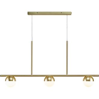 Nordlux Modern Indoor Pendant Rail Light Brass Metal Solar G9 Sensor Hand Blown Glass -, IP20 in Gold