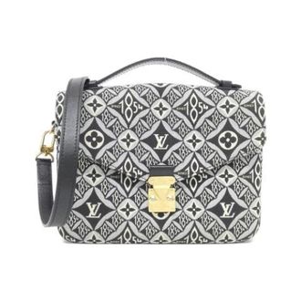 Louis Vuitton Pre-owned Since 1854 Pochette Metis Jacquard Shoulder Bag - Dames - Pre-owned - Grijs - Maat: ONE Size