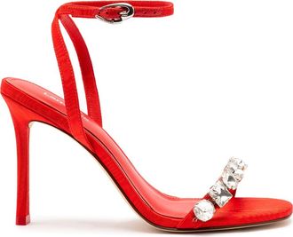 Larroude Calypso Sandal in Red at Nordstrom, Size 7.5