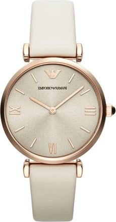 Emporio Armani AR1769 Gianni T-Bar 32 mm Beige Dameshorloge