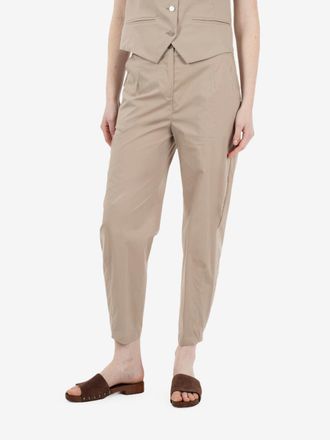 Alessia Santi Pantaloni carrot fit gres