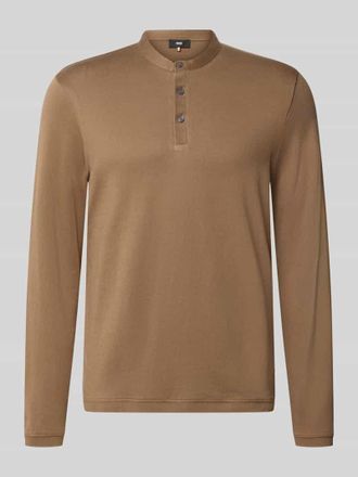 Cinque Longsleeve mit Knopfleiste Modell BADO in Hazel, Gr&ouml;&szlig;e XXL