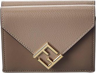 Fendi Fendi Ff Diamonds Leather Wallet