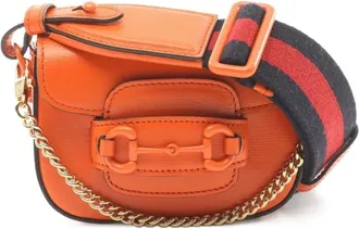 Gucci Borsa a spalla Horsebit 1955 mini anni 2020 - Arancione