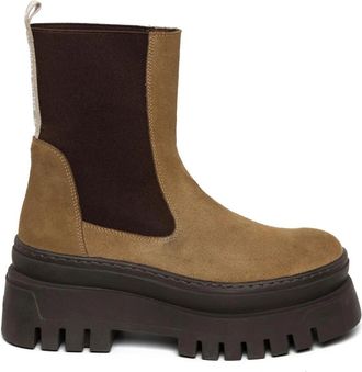 Steve Madden Beige Laarzen voor Stijlvolle Outfits - Dames - Chelseaboots - Beige - 38 EU - Schoenen
