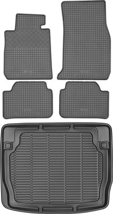 OEM Juego De Alfombrillas De Goma Para Coche Y Alfombrilla Para Maletero Para Bmw Serie 1 F20 Hatchback (2011-2019)