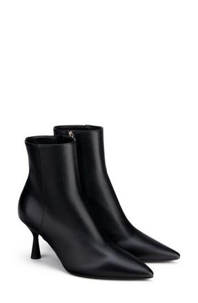 AGL Ide Bootie with Heel in Nero-Nero at Nordstrom, Size 37.5