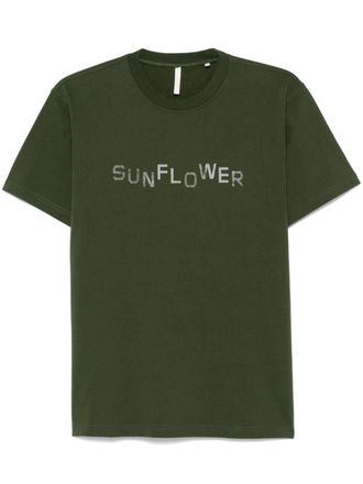 Sunflower Easy Overdyed T-shirt - men - Cotton - L - Green