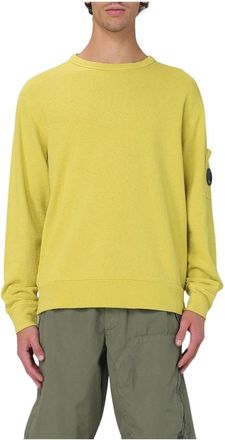 C.P. Company C.p. Company, Heren, Sweatshirts & Hoodies, Geel, Maat: XL Katoen