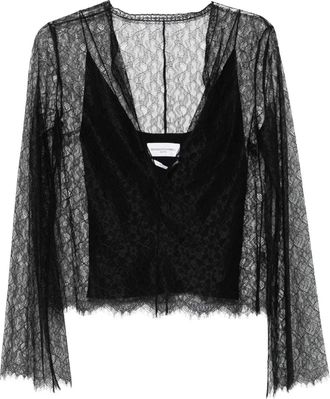 Brandon Maxwell Blusa The Eloise - Nero