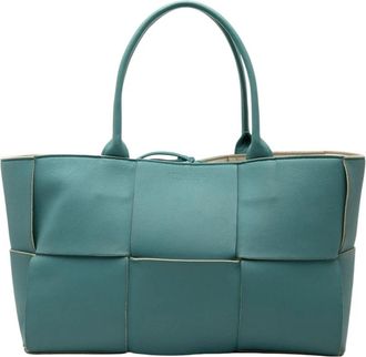 Bottega Veneta Pre-owned Bucket Shoulder Bag - Dames - Vintage Shopper - Blauw - ONE Size - Vintage